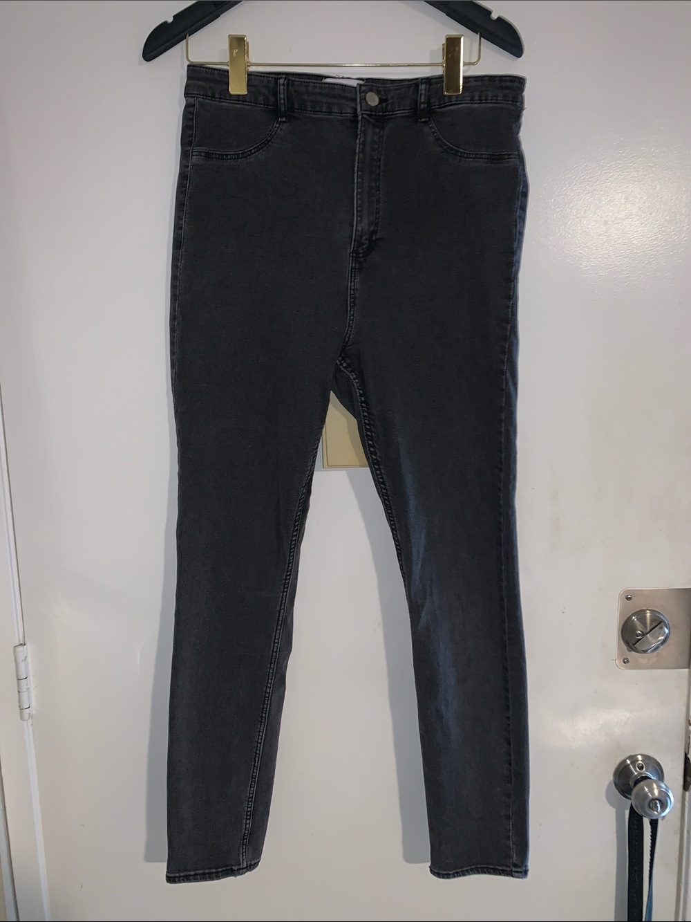 Zara Charcoal Gray Black Skinny Women’s Jeans